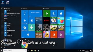 How to install Windows 10 latest version Windows 10 Anniversary update 1607 Beginners Tutorial [upl. by Sielen]