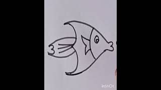 fishdrawing shorts [upl. by Nailil]