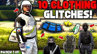 10 Clothing Glitches In GTA 5 Online [upl. by Airdnal]