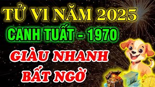 Luận Giải Chi Tiết Tử Vi Năm 2025 Tuổi Canh Tuất 1970 Nhận Lộc Của Trời Giàu Nhanh Chóng mặt [upl. by Osmond187]