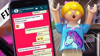 Playmobil Film Deutsch HEIRATSANTRAG ÜBER WHATSAPP HANNAHS HEIMLICHER VEREHRER Familie Vogel [upl. by Eiramanin]