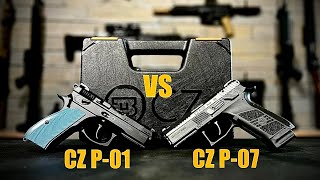 CZ P01 VS CZ P07 WHICH ONE WOULD YOU CARRYgunculture czshadow2 [upl. by Ennairej204]