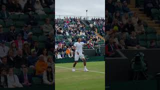 Felix Auger Aliassime Serve  forehand stroke  volley finish 4K [upl. by Gnouv]