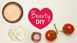 Anti Pickel Maske selber machen mit Tomate Beauty DIY [upl. by Ailad]