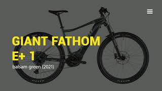 GIANT FATHOM E 1 BALSAM GREEN 2021 TOP BIKE REVIEW [upl. by Gesner]