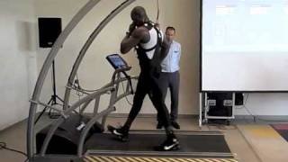 FUNCTIONAL TRAINING by LAMAR LOWERY on hpcosmos pulsar 3p treadmill [upl. by Semmes]