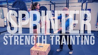 Sprinter Strength Training  The Step Up [upl. by Wolbrom962]