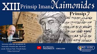 Noahide Indonesia Online Shiur with HaRav SD Cowen  RAMBAM Principle 7 [upl. by Adnim]