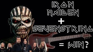 What If Iron Maiden Tuned Down 7 String Iron Maiden Guitar Compilation [upl. by Emirej]