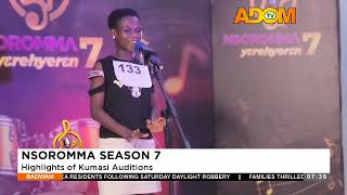 Nsoromma Season 7 Highlights of Kumasi auditions  Badwam Ahosepe on Adom TV 041124 [upl. by Surad]