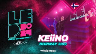 🇳🇴 KEiiNO quotMonumentquot MGP 2021  LIVE  London Eurovision Party 2024 [upl. by Ellekcir]