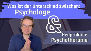 Traumberuf Heilpraktiker Psychotherapie Unterschied Psychologie und Heilpraktiker Psychotherapie [upl. by Uni65]