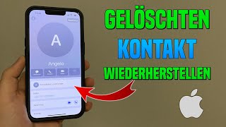 iPhone gelöschte Kontakte wiederherstellen  Tutorial 2024 [upl. by Frans4]