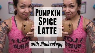 Pumkin Spice Latte with Shakeology [upl. by Ierna]