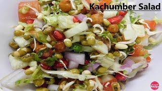 Kachumber Salad  Dahi Salad  Mix Vegetable Salad [upl. by Dyer194]