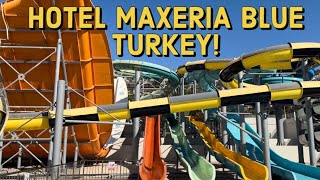 MAXERIA BLUE DIDYMA HOTEL TURKEY 2024 POV OF SLIDES and FULL tour of hotel [upl. by Storfer]