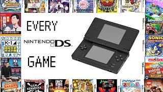 Every Single Nintendo DS Game Ever Made 1839 GAMES [upl. by Htrahddis]