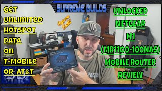 Unlocked Netgear M1 Mobile Router Review w Unlimited Data on TMobile or ATampT  Its The Best [upl. by Ramak331]