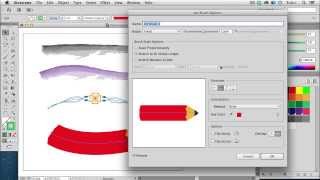 An Closer Look at Colorization Methods of Brushes in Adobe Illustrator [upl. by Refinney761]