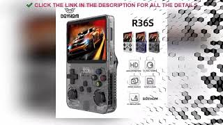 ✔️BOYHOM R36S Retro Handheld Video Game Console Linux System 3 [upl. by Drahcir]