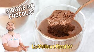 MOUSSE au CHOCOLAT  Recette Facile et Rapide [upl. by Faxan]