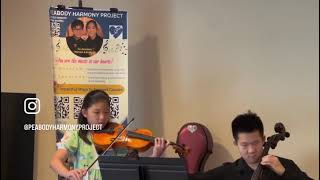 Ben and Zhiqing’s unique impromptu duet of the StarSpangled Banner at Second Home Senior Center [upl. by Fancy584]