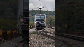 Vectron saust mit Autos auf der Ladefläche Richtung Nürnberg [upl. by Flossy]