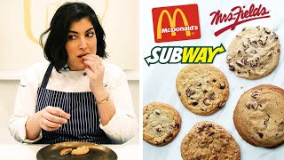 Cookie Expert Reviews Fast Food Chocolate Chip Cookies [upl. by Matazzoni]