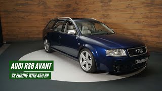 Audi RS6 Avant Quattro  107504 Km  History known  2003 VIDEO wwwERclassicscom [upl. by Stillman]