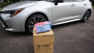 Tein S Tech lowering springs  HampR wheel spacers  Corolla hatchback [upl. by Giulia]