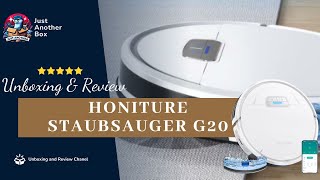 HONITURE G20 Staubsauger Roboter 3000PaKehren Saugen Wischen 3 in 1 Roboterstaubsauger WLAN Alexa [upl. by Ilahsiav]