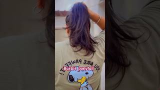 Barbie ponytail 🫣hairstyle amazinghacks youtubeshorts viral trending short [upl. by Sevy]