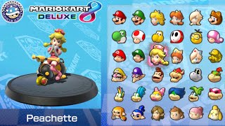 PEACHETTE In Mario Kart 8 Deluxe Wave 6 Spiny Cup Playthrough [upl. by Jelena364]