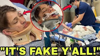 Nidal Wonder FAKED A CAR ACCIDENT For Views It was all A LIE 😱😳 With Proof [upl. by Bates34]