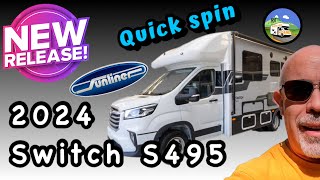 SUNLINER Switch S495  Motorhome Tour  New Release 25ft  2 Berth  Quickspin [upl. by Boiney]