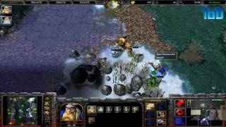 Warcraft III 209  go4gold Human vs Human Melting Valley [upl. by Acirdna715]