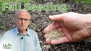 Fall Lawn Care  How To Grow Grass From Seed amp Overseed In Fall [upl. by Nevin]