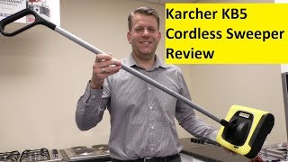 Karcher KB5 Cordless Sweeper [upl. by Ecargyram]