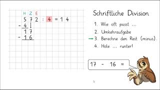 Einführung schriftliche Division  Teil 1 [upl. by Orecic]