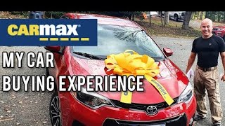 Carmax Online Car Buying Experience amp Home Delivery Review I Bought Toyota Corolla S [upl. by Ailerua]