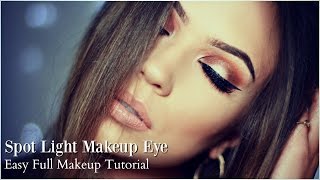 Makeup Tutorial  Warm Smokey Spotlight Eye Makeup  Full Glam Makeup [upl. by Liebermann]