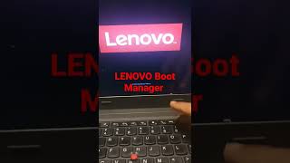 Enter Boot Manager Lenovo PC Laptop [upl. by Fannie]