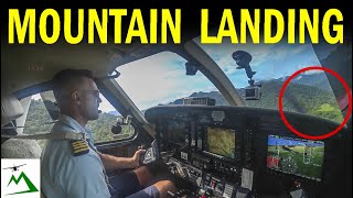 Flight Vlog  Mountain Landing in a Kodiak Cockpit View [upl. by Jovitta9]