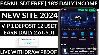 New USDT Site 2024  Best Usdt Investment Website  New Usdt Mining Site  New Usdt Earning Website [upl. by Him805]