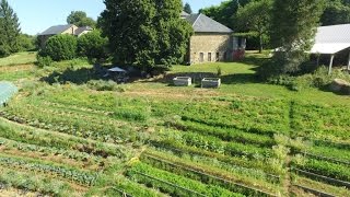 Micro ferme en Permaculture  2 mai 2017  Les Jardins de Pan [upl. by Yrolam]