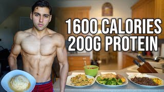 Full Day Of Eating 1600 Calories  Super High Protein Diet For Fat Loss [upl. by Euqor966]