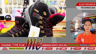 UNBOXING I SEPATU SNTA 505 I WATERPROOF I ORIGINALE HIKING I OUTDOOR I MARGONO ELEKTRONIK [upl. by Post355]