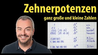 Zehnerpotenzen  Potenzschreibweise  ganz große und ganz kleine Zahlen  Lehrerschmidt [upl. by Tattan]