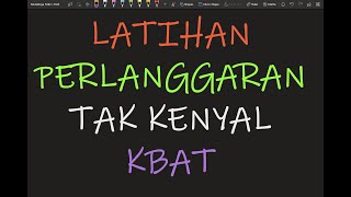 Fizik Tingkatan 4 Bab 2 KBSM Latihan Perlanggaran Tidak Kenyal KBAT [upl. by Amsirp750]