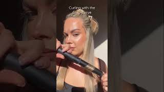 Easy Curls with the GHD curve wand hairtutorial haircurling ghdcurve [upl. by Yldarb379]